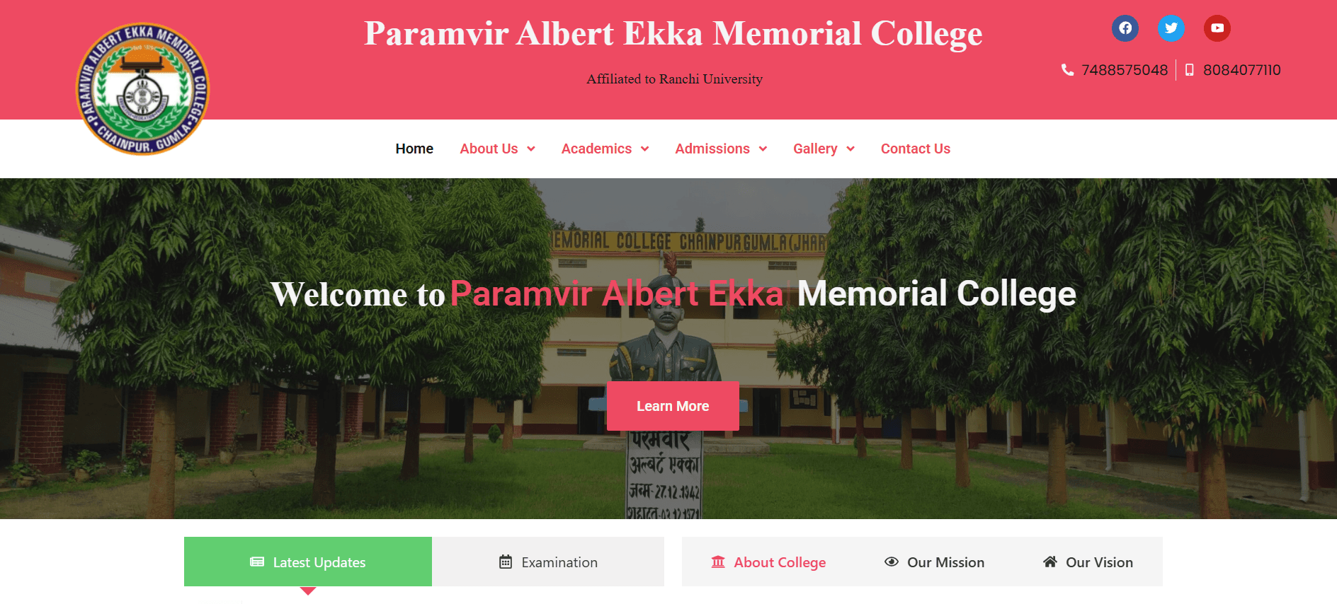 Paramvir Albert Ekka Memorial College